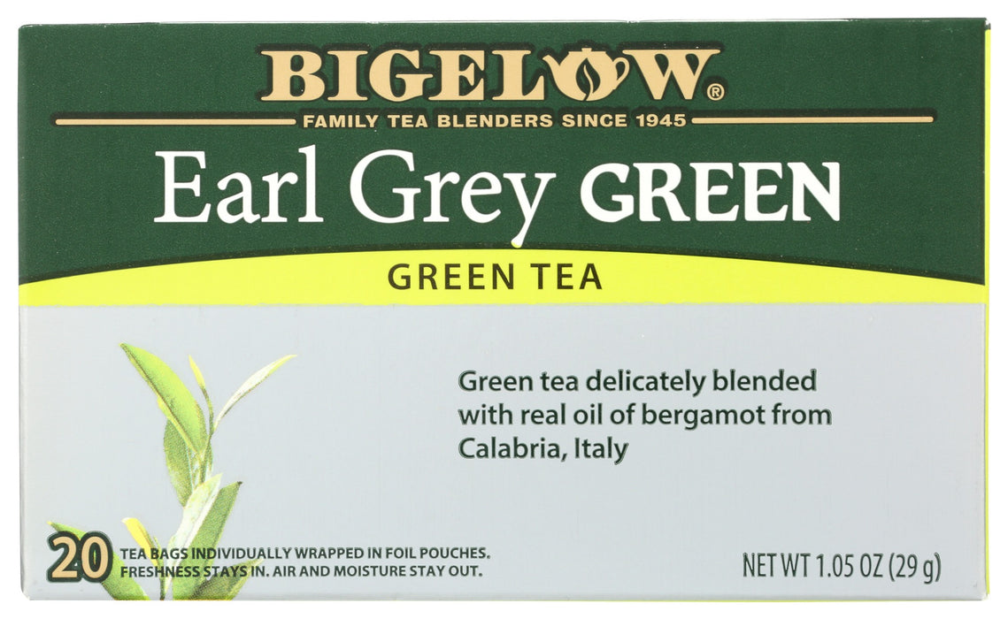 BIGELOW: Earl Grey Green Tea 20Bg, 1.05 oz