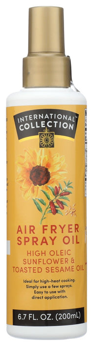 INTERNATIONAL COLLECTION: Sunflower and Toasted Sesame Air Fryer Spray Oil, 6.7 fo