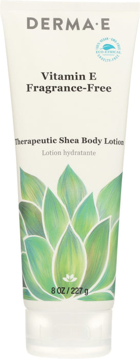 DERMA E: Fragrance Free Vitamin E Body Lotion For Sensitive Skin, 8 fo