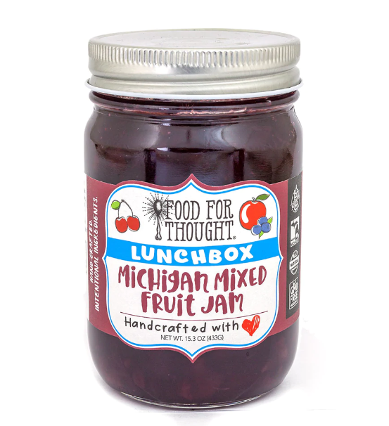 FOOD FOR THOUGHT: Michigan Mixed Fruit Jam, 15.3 oz