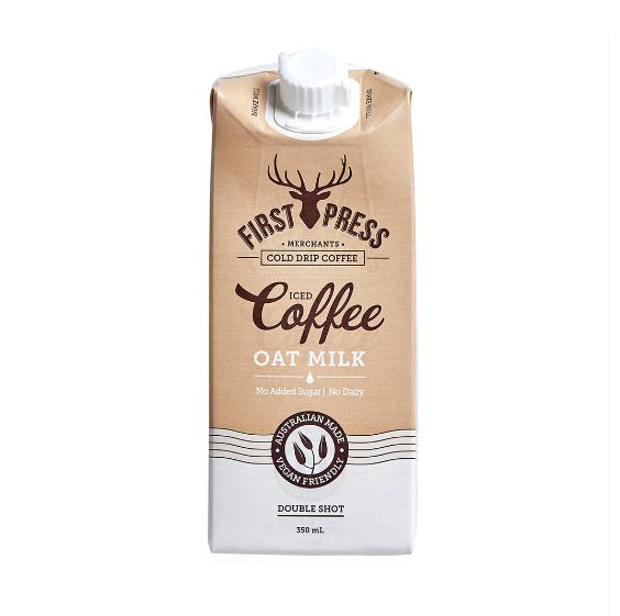 FIRST PRESS MERCHANTS: Iced Coffee Oat Milk, 11.8 fo