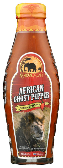 AFRICAN DREAM FOODS: African Ghost Pepper Sauce, 5 fo