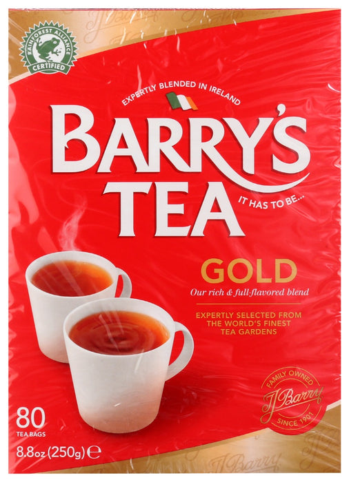 BARRYS: Gold Blend 80 Teabags, 8.8 oz
