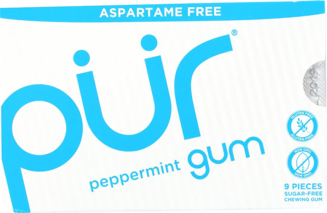 PUR: Peppermint Gum, 9 pc