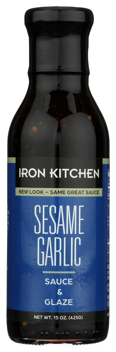 IRON CHEF: Sesame Garlic Sauce and Glaze, 15 oz