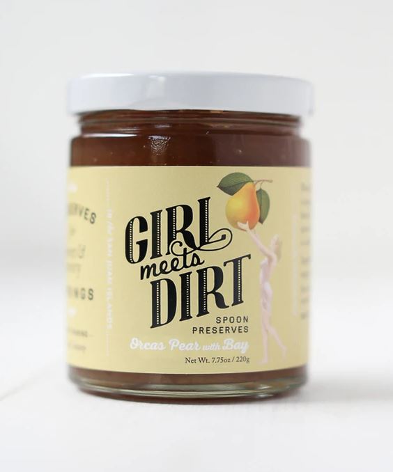 GIRL MEETS DIRT: Orcas Pear With Bay Spoon Preserves, 7.75 oz
