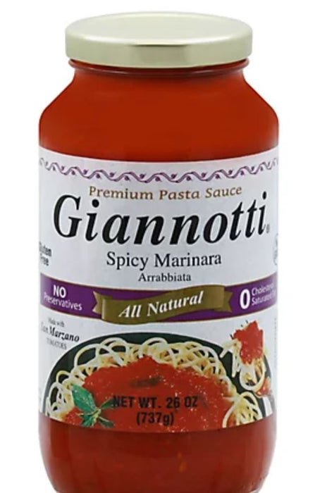 GIANNOTTI: Arrabbiata Marinara Sauce, 26 oz