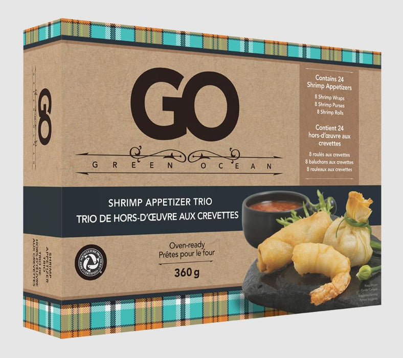 GREEN OCEAN: Shrimp Trio Appetizer 24pc, 12.7 oz