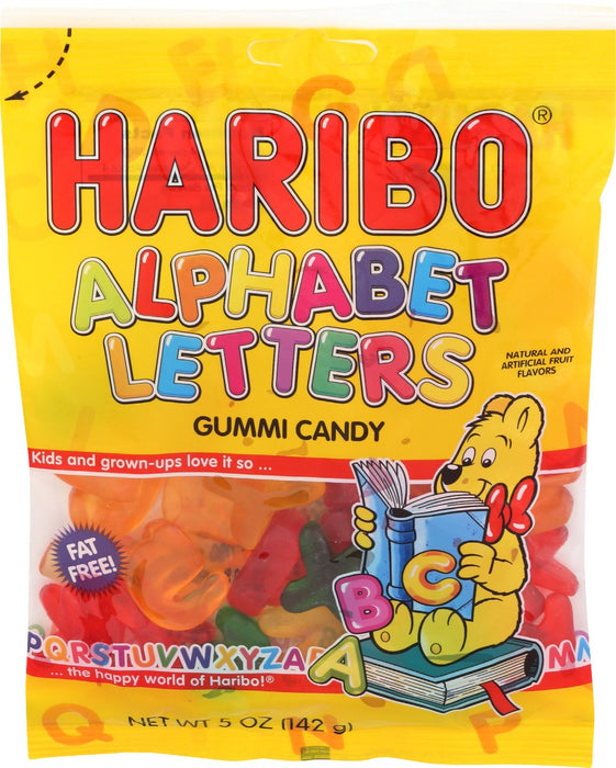 HARIBO: Gummi Alphabet Letter, 5.29 oz