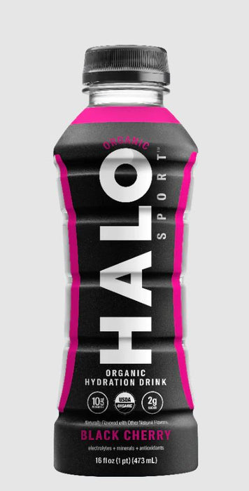 HALO SPORT: Black Cherry Hydration Drink, 16 oz