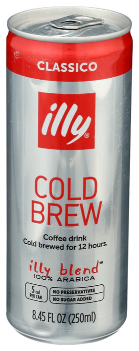 ILLY COFFEE: Classic Cold Brew Coffee, 8.5 fo