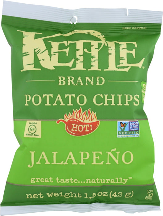 KETTLE FOODS: Jalapeno Potato Chips, 1.5 oz