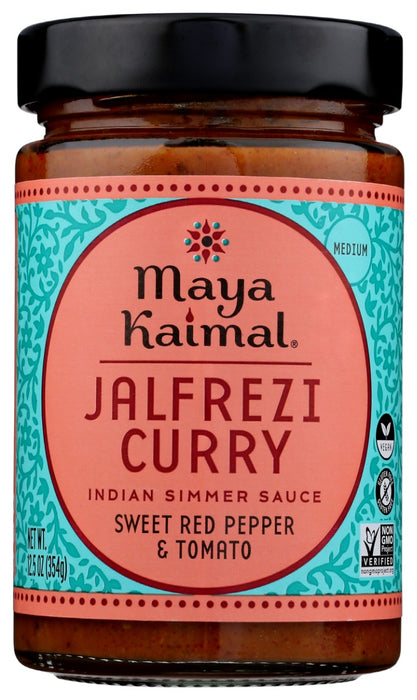 MAYA KAIMAL: Jalfrezi Curry Indian Simmer Sauce, 12.5 oz