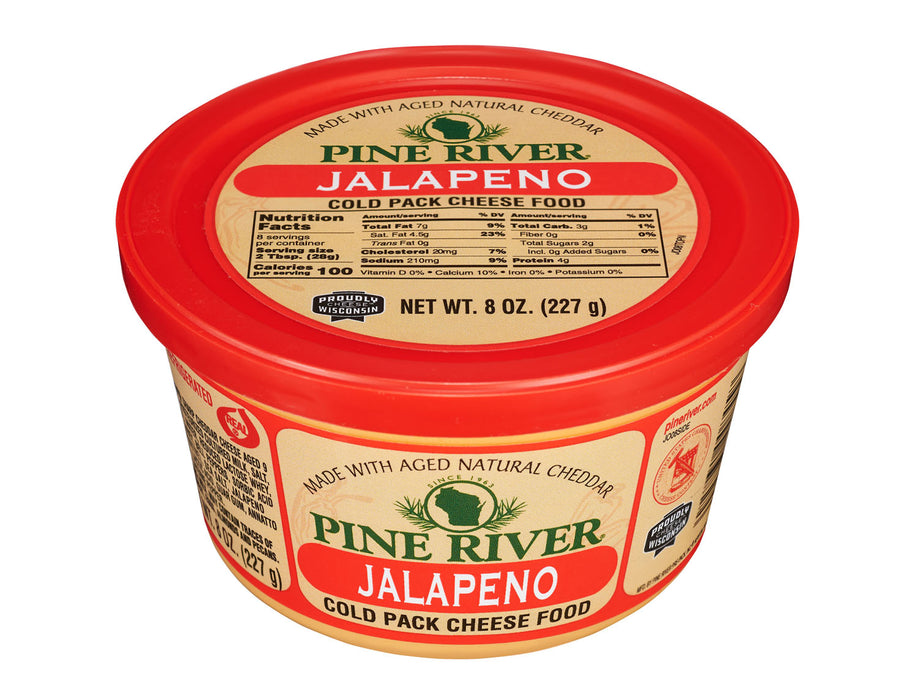 PINE RIVER: Jalapeno Cheese Spread, 8 OZ