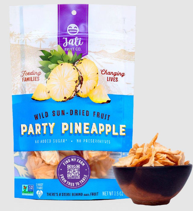 JALI FRUIT CO: Wild Sun Dried Fruit Party Pineapple, 3.5 oz