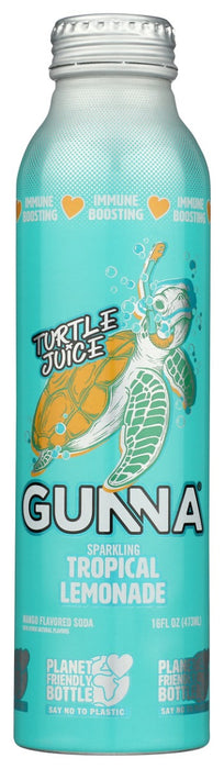 GUNNA: Turtle Juice Immune Boosting Tropical Lemonade, 16 fo
