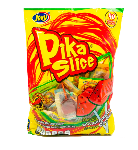 JOVY: Pika Slice Bag Lollipops, 600 gm