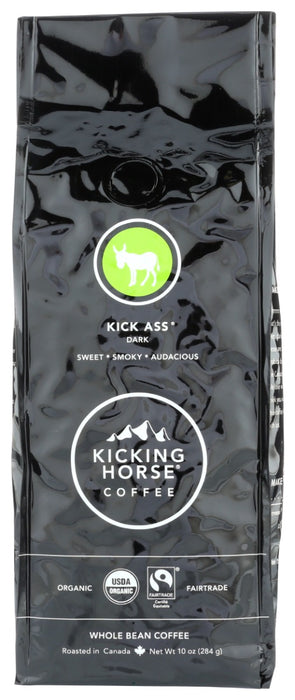 KICKING HORSE: Kick Ass Whole Bean Coffee, 10 oz