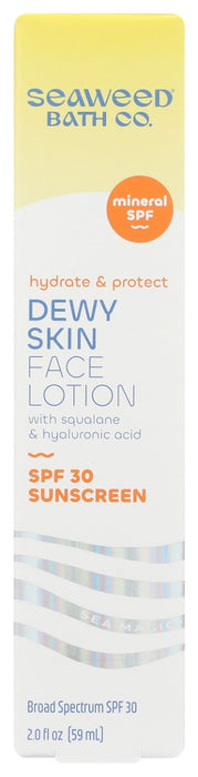 SEAWEED BATH COMPANY: Dewy Skin Face Lotion SPF 30, 2 fo