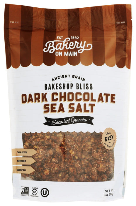 BAKERY ON MAIN: Dark Chocolate Sea Salt Granola, 11 oz