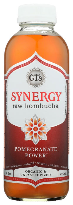 GT ENLIGHTENED SYNERGY: Kombucha Pomegranate Power, 16 fo