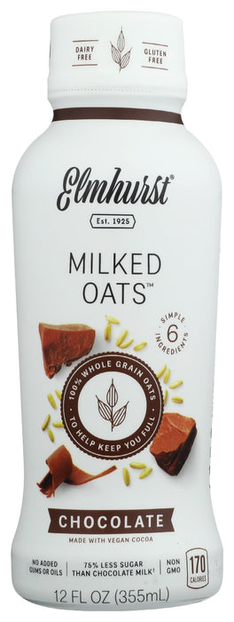 ELMHURST: Milk Oat Chocolate, 12 oz