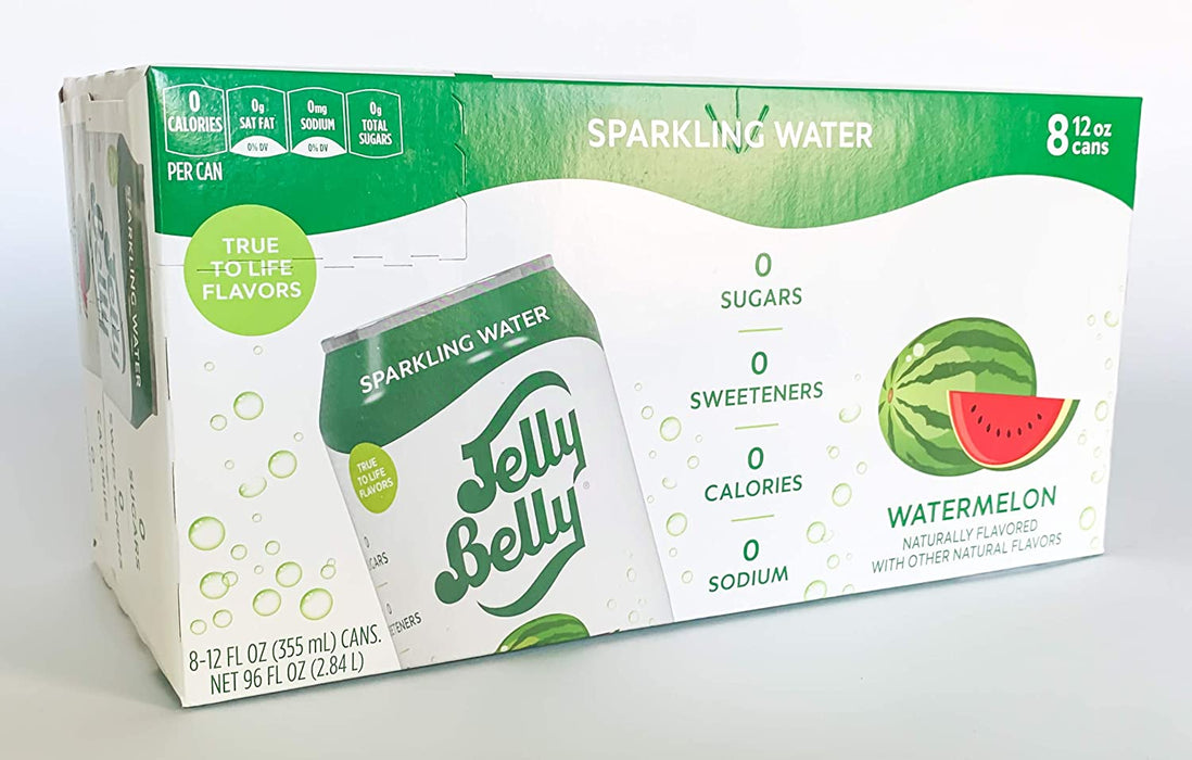 JELLY BELLY: Water Watermelon 8 Cans, 96 FO