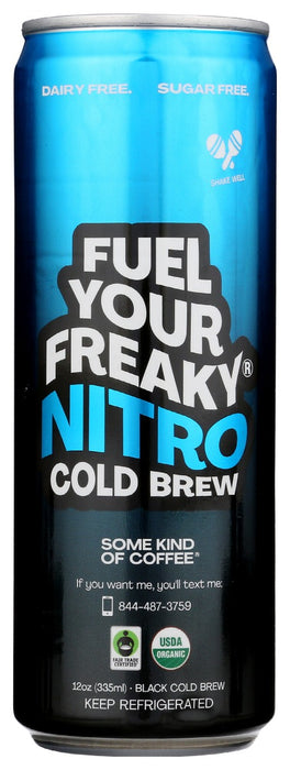 FUEL YOUR FREAKY: Nitro Cold Brew Coffee, 12 fo