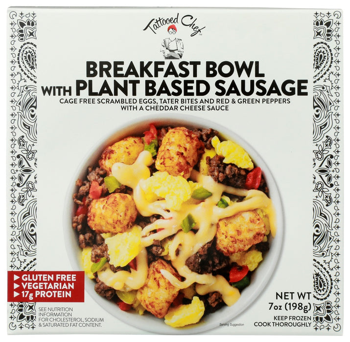 TATTOOED CHEF: Breakfast Bowl With Plant Based Sausage, 7 oz