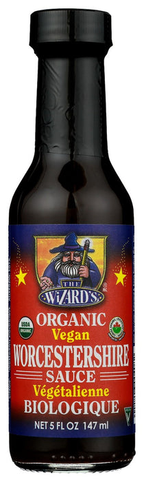 WIZARD SAUCES: Organic Vegan Worcestershire Sauce, 5 fo