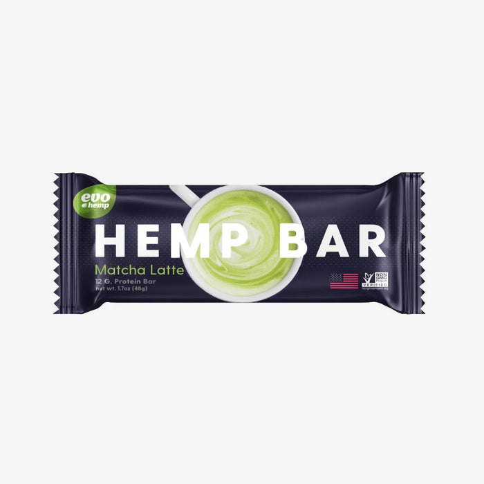 EVO HEMP: Matcha Latte Hemp Bar, 1.7 oz