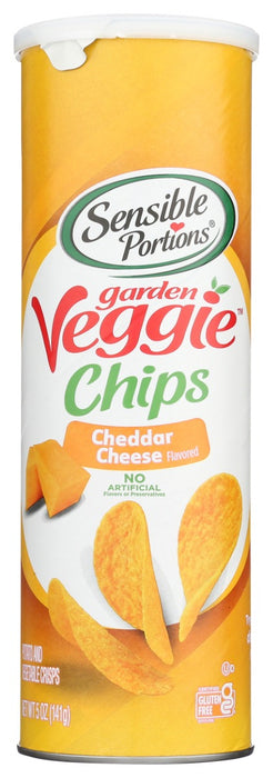 SENSIBLE PORTIONS: Cheddar Cheese Garden Veggie Chips, 5 oz
