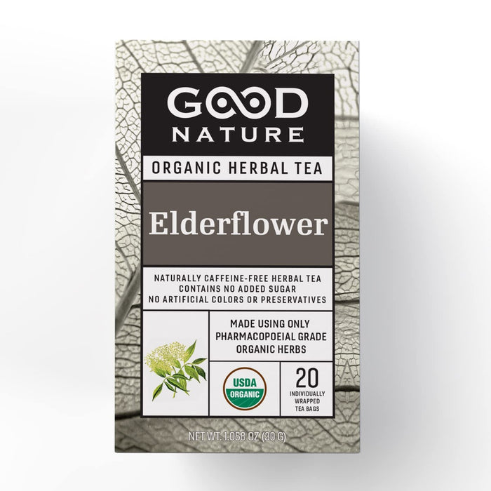 GOOD NATURE: Elderflower Tea, 1.058 OZ