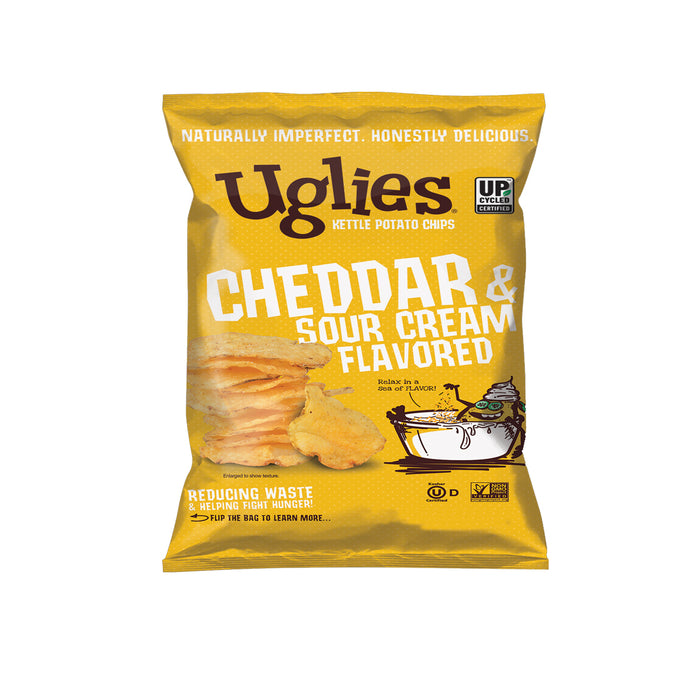 UGLIES: Chips Cheddar And Sour Cream, 1 OZ