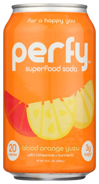 PERFY: Blood Orange Yuzu Soda, 12 fo