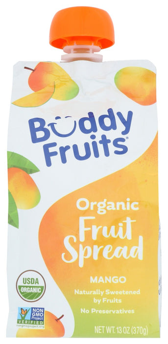 BUDDY FRUITS: Organic Fruit Spreads Mango, 13 oz