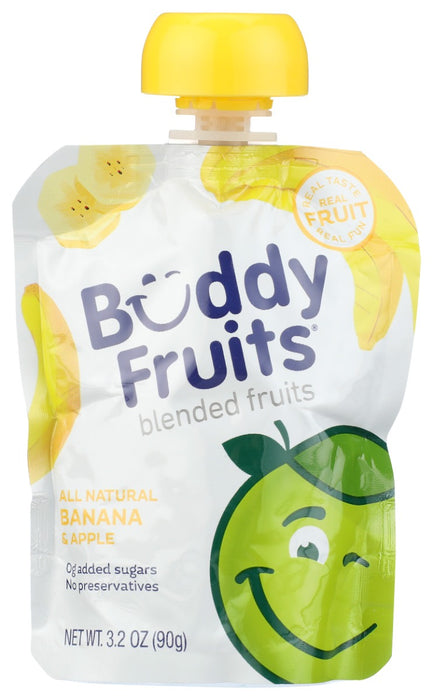 BUDDY FRUITS: Banana And Apple Blended Fruits, 3.2 oz