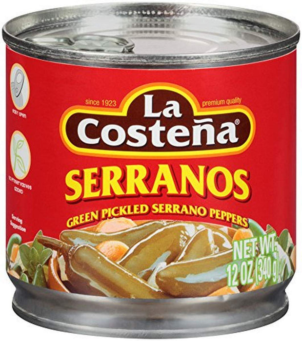 LA COSTENA: Serrano Peppers, 12 oz