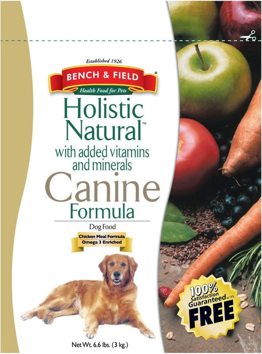 BENCH & FIELD: Holistic Natural Canine Formula Dog Food, 6.6 lb
