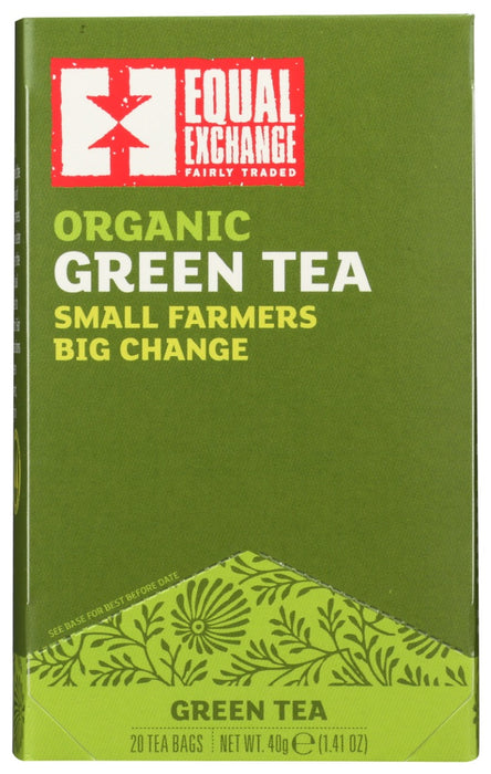 EQUAL EXCHANGE: Green Tea Organic, 20 bg