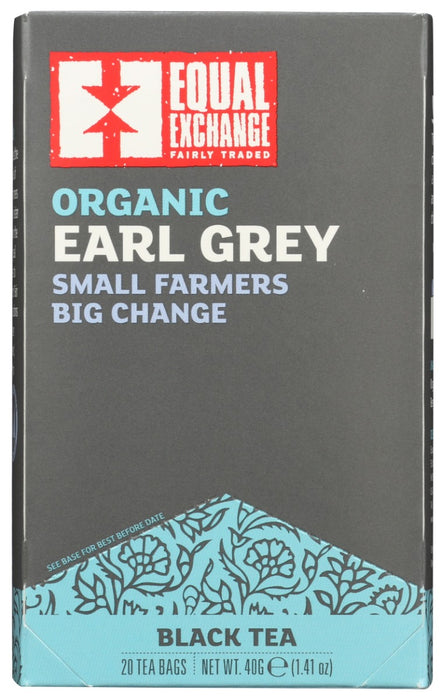 EQUAL EXCHANGE: Earl Grey Tea Organic, 20 bg
