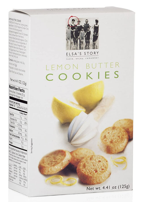ELSAS STORY: Lemon Butter Cookies, 4.41 oz