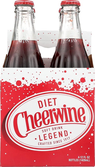 CHEERWINE: Diet Cheerwine Soft Drink, 48 fo