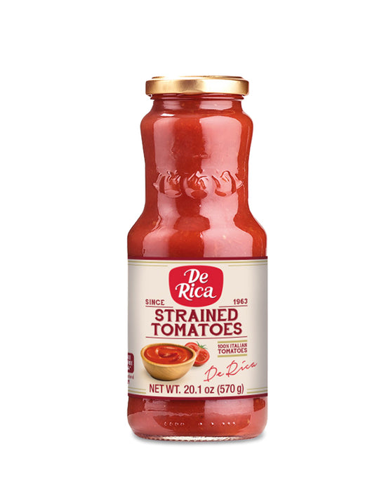DE RICA: Strained Tomatoes, 20.1 oz