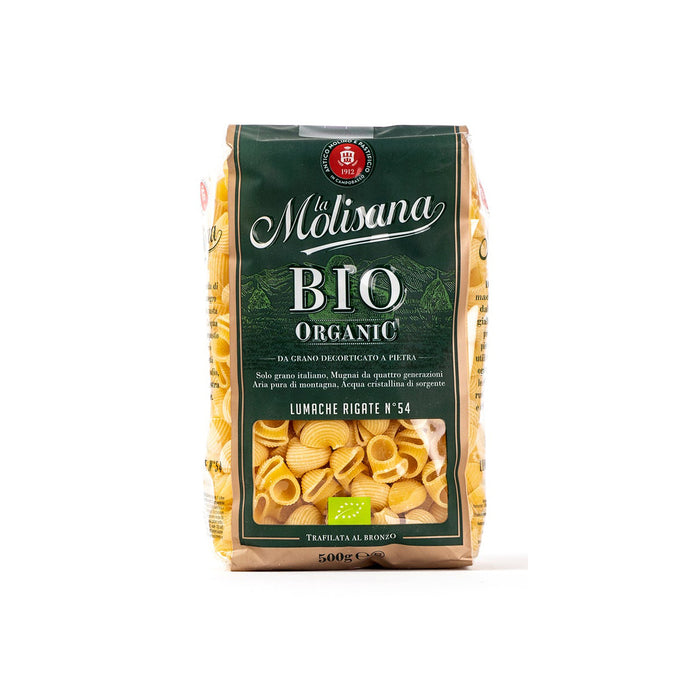 LA MOLISANA: Organic Lumache Rigate Pasta, 1.1 lb