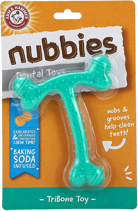 ARM & HAMMER: Nubbies TriBone Dental Chew Toy For Dogs, 1 pk