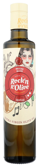 ROCK N R OLIVE: Picual Blues Extra Virgin Olive Oil, 16.9 fo