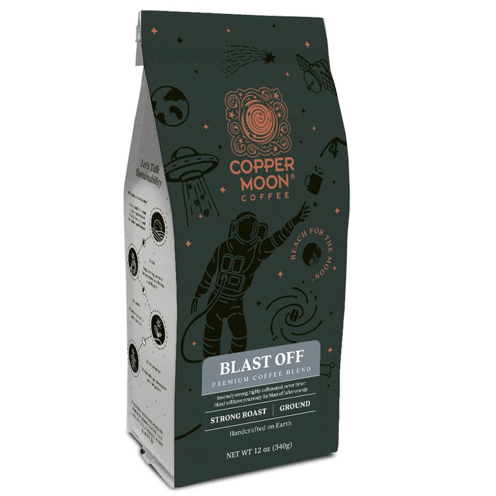 COPPER MOON: Ground Coffee Blast Off, 12 oz