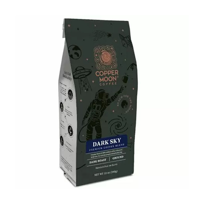 COPPER MOON: Dark Sky Premium Ground Coffee Blend, 12 oz