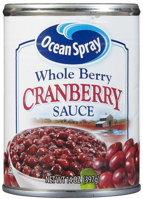 OCEAN SPRAY: Whole Cranberry Sauce, 14 oz